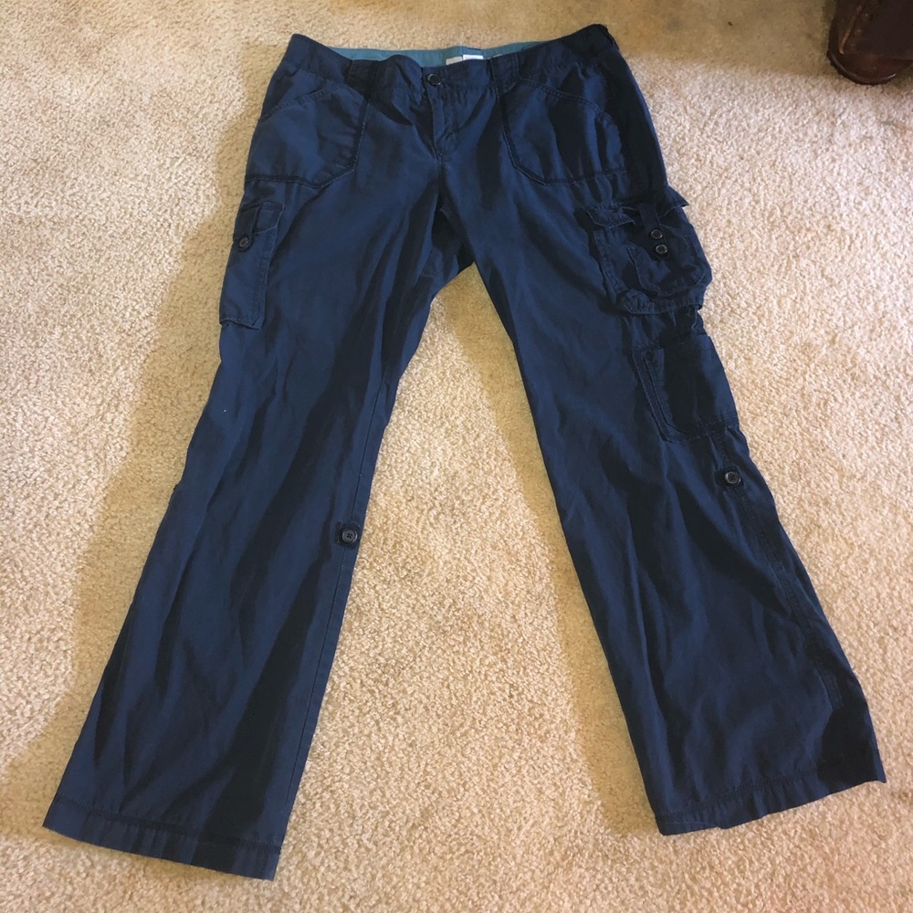 SALE! Old Navy Cargo Pants; Navy Blue; 16